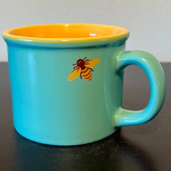 ANNIE’S TREASURES Honey Bee and Flower Ceramic Wide Mouth Mug / Bowl - Picture 2 of 9